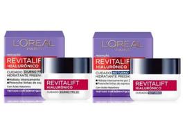 Kit l'oréal revitalift com hialurônico noturno + diurno fps20 49g