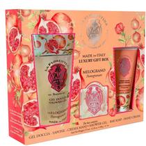 Kit La Florentina Pomegranate Creme Corporal + Sabonete Em Barra + Gel De Banho Kit La Florentina Pomegranate Creme Corporal + Sabonete Em Barra + Gel De Banho