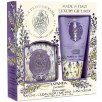 KIT LA FLORENTINA SMALL LAVENDER BAR SOAP 106g + HAND CREAM 75ML