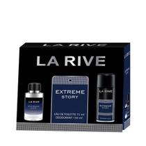 Kit La Rive Extreme Story Eau de Toilette 75ml + Desodorante 150ml