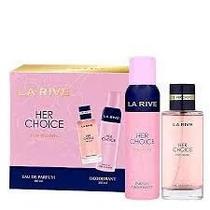 Kit la rive her choice woman edp 100ml + deodorant 150ml