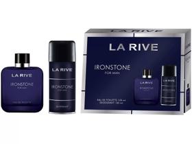 Kit la rive ironstone for man edt 100ml + deodorant 150ml