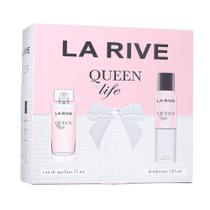 Kit La Rive Queen Of Life - Eau De Parfum 75ml + Desodorante 150ml Kit La Rive Queen Of Life - Eau De Parfum 75ml + Desodorante 150ml