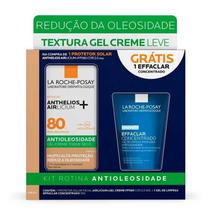 Kit La Roche-Posay Protetor Solar Facial Anthelios Airlicium FPS70 Claro 40g + Gel de Limpeza Effaclar Concentrado 50g