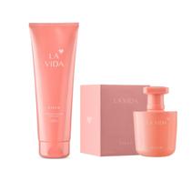Kit La Vida Deo Colônia Caixa 100ml e Hidratante 240ml