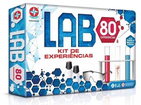 Kit Lab 80 Estrela Jogo De Ciências Experiências