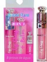 Kit Labial Bobbi Rara 3 em 1 Balm Hidratante Gloss e Mini Gloss com Brilho