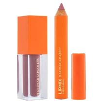 Kit Labial Lipmix Mari Maria Batom Líquido + Lápis Labial