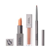 Kit labial RB Rinna Beauty Icon, único look de pêssego nu da lenda