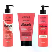 Kit Laborene Melancia Sabonete, Esfoliante e Hidratante Corporal e