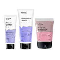 Kit Labotrat Clareador Sabonete Facial Esfoliante E Argila