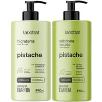 Kit Labotrat Dia a Dia Hidratante + Sabonete Liquido Pistache Rosto Corpo Prebiotico 490ml