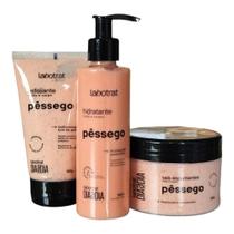 Kit Labotrat Dia a Dia Pêssego - Hidratante 190ml + Esfoliante 150g + Sais Espumantes 280g