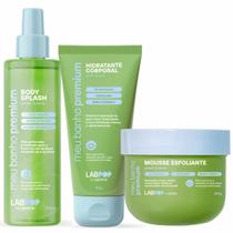 Kit Labotrat Green Breeze Hidratante Corporal + Body Splash + Mousse Esfoliante