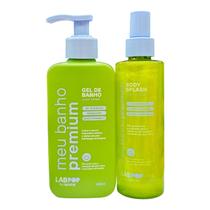 Kit Labotrat LabPOP Meu Banho Premium Green Breeze - Gel de Banho 240ml + Body Splash 190ml