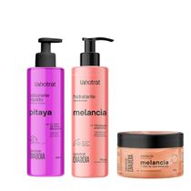 Kit Labotrat Pitaya Melancia Sabonete Hidratante Esfoliante