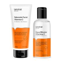 Kit Labotrat Vitamina C - Sabonete Facial 100ml + Água Micelar 110ml Kit Labotrat Vitamina C - Sabonete Facial 100ml + Água Micelar 110ml