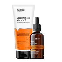 Kit Labotrat Vitamina C - Sabonete Facial 100ml + Sérum Anti-Age 30ml