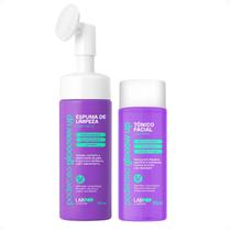 Kit LabPop by Labotrat Poderoso Glow Up: Espuma de Limpeza e Tônico Facial Kit LabPop by Labotrat Poderoso Glow Up: Espuma de Limpeza e Tônico Facial