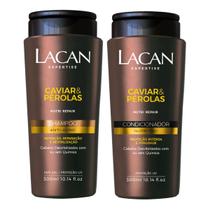 Kit Lacan Caviar e Perolas Shampoo e Condicionador 300ml