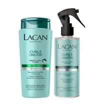 Kit Lacan Curls e Nutri Modelador + Spray Umidificador 260ml