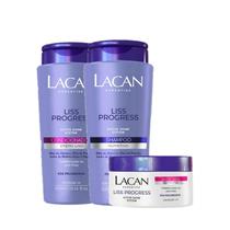 Kit Lacan Liss Progress Tratamento Antifrizz (3 produtos)