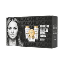Kit Lacan Shampoo + Condicionador + Máscara Argan Oil 300ml Kit Lacan Shampoo + Condicionador + Máscara Argan Oil 300ml