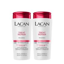 Kit Lacan Treat Repair Pos Quimica - Shampoo Regenerador 300ml (2 Unidades) Kit Lacan Treat Repair Pos Quimica - Shampoo Regenerador 300ml (2 Unidades)