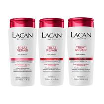 Kit Lacan Treat Repair Shampoo Condicionador Leave-in 300ml