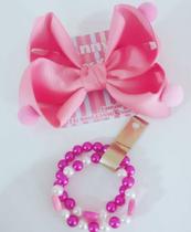 Kit laço com pulseira