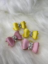 Kit Laços Lonita Luxo com aplique para cachorro e gato