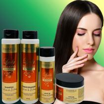 Kit Lady Billions Nutrition Charmelle 4 Itens Cuidado Capilar