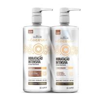 Kit Laevia Hidratação Intensiva 1L Shampoo e Condicionador para Cabelos Ressecados e Secos