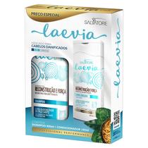 Kit Laevia Reconstrução e Força Sh 400ML + Cond 180ML - Salvatore