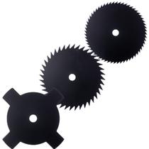 Kit Lâmina 4 Pontas Roçadeira + Lâmina 40 Dentes + 60 Dentes
