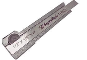 Kit Lâmina Bedame Aço Rápido Hss 1/2 X 1/8 X 6 10% + Suporte