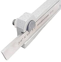 Kit Lâmina Bedame Aço Rápido Hss 3/4 X 1/8 X 6 Hardsteel 50% + Suporte