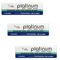 Kit Lâmina Para Navalhete Vikky Platinum C/3