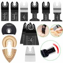 Kit Lâmina Serra Oscilante Multiferramenta Cortadora Universal Resistente Madeira Plástico ROLKEN