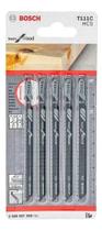 Kit Lâmina Serra Tico Tico Para Madeira T111c 5 Peças Bosch