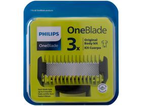 Kit Lâminas Phillips OneBlade Face + Body - 3 Unidades QP630/51 Kit Lâminas Phillips OneBlade Face + Body - 3 Unidades QP630/51