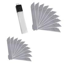 Kit Lâminas Profissional Para Estilete 18mm Com 20 Peças Kit Lâminas Profissional Para Estilete 18mm Com 20 Peças