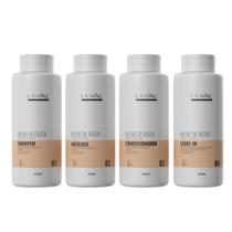 KIT LAMINE BLEND DE ÓLEOS 4X500ML Cebelos ressecados Todos os tipos de cabelo.