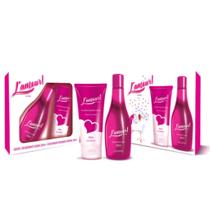 Kit Lamour Pink Deo Colonia 200ml + Desodorante Hidratante Corporal 100ml