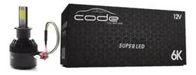 Kit Lâmpada Automotiva Branca Super Led H3 12v 6.000k Code