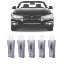 Kit Lampada Automotiva Esmagadinha Universal Led T10 Branco 5 Peças - Shekparts