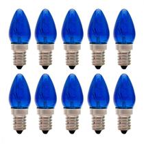 Kit lâmpada chupeta azul 7w e14 - brasfort