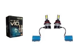 Kit lâmpada de led 9007 automotivo 30w v10 luxled