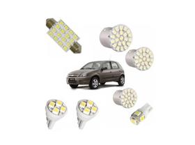 Kit Lâmpada De Led Celta 2001/2017 Teto Placa Ré Lanterna Kit Lâmpada De Led Celta 2001/2017 Teto Placa Ré Lanterna