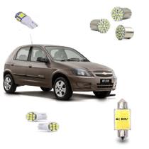 Kit Lâmpada De Led Celta 2001/2017 Teto Placa Ré Lanterna Kit Lâmpada De Led Celta 2001/2017 Teto Placa Ré Lanterna
